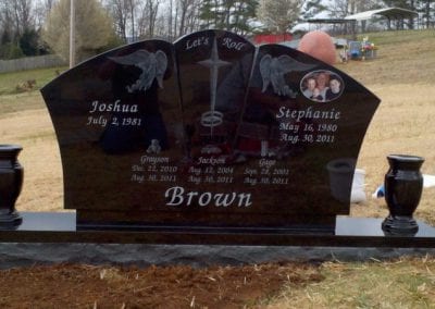 brown gravestone