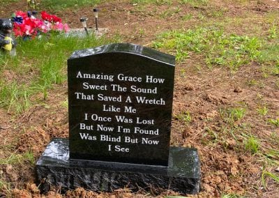 poem on grave amazing grace