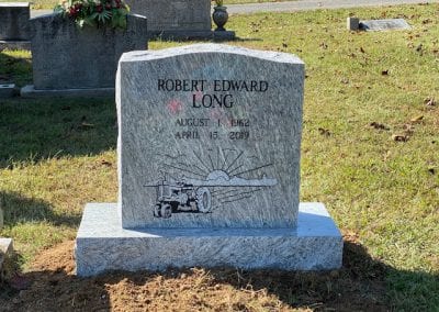long gravestone