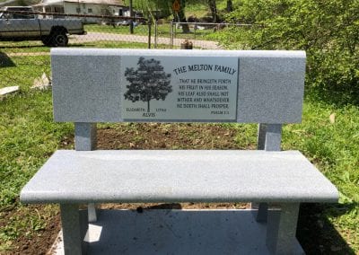 melton memorial bench