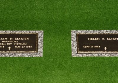martin grave marker