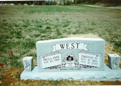 west gravestone